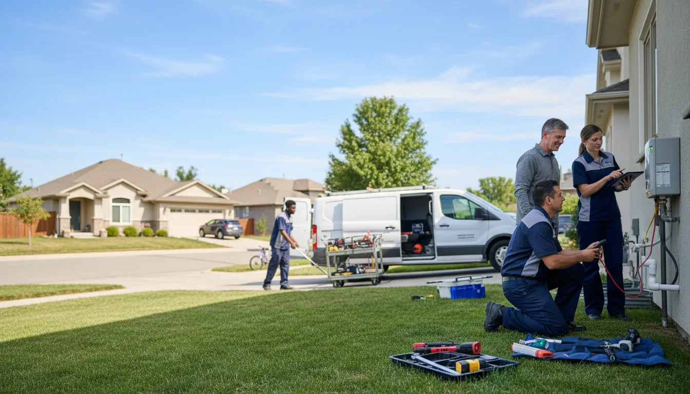 Tankless water heater service in Marissa, IL